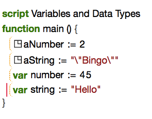 variables and data tipes