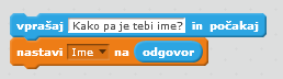 vnos podatka