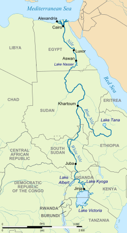 Nil mapa