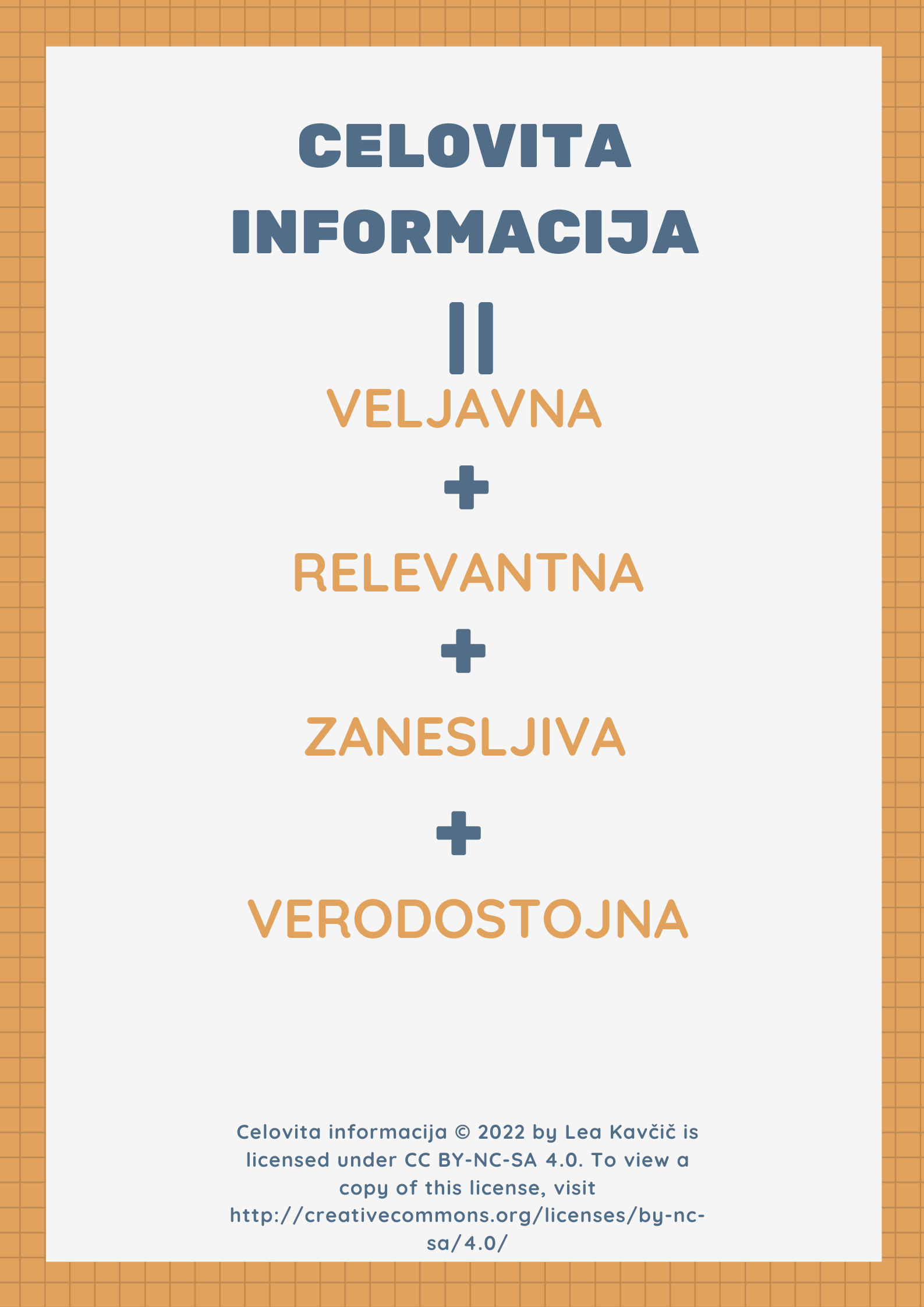Kakšna je celovita informacija?