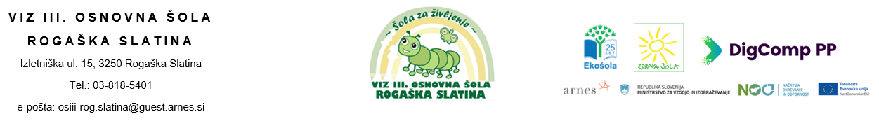 VIZ III. OŠ Rogaška Slatina