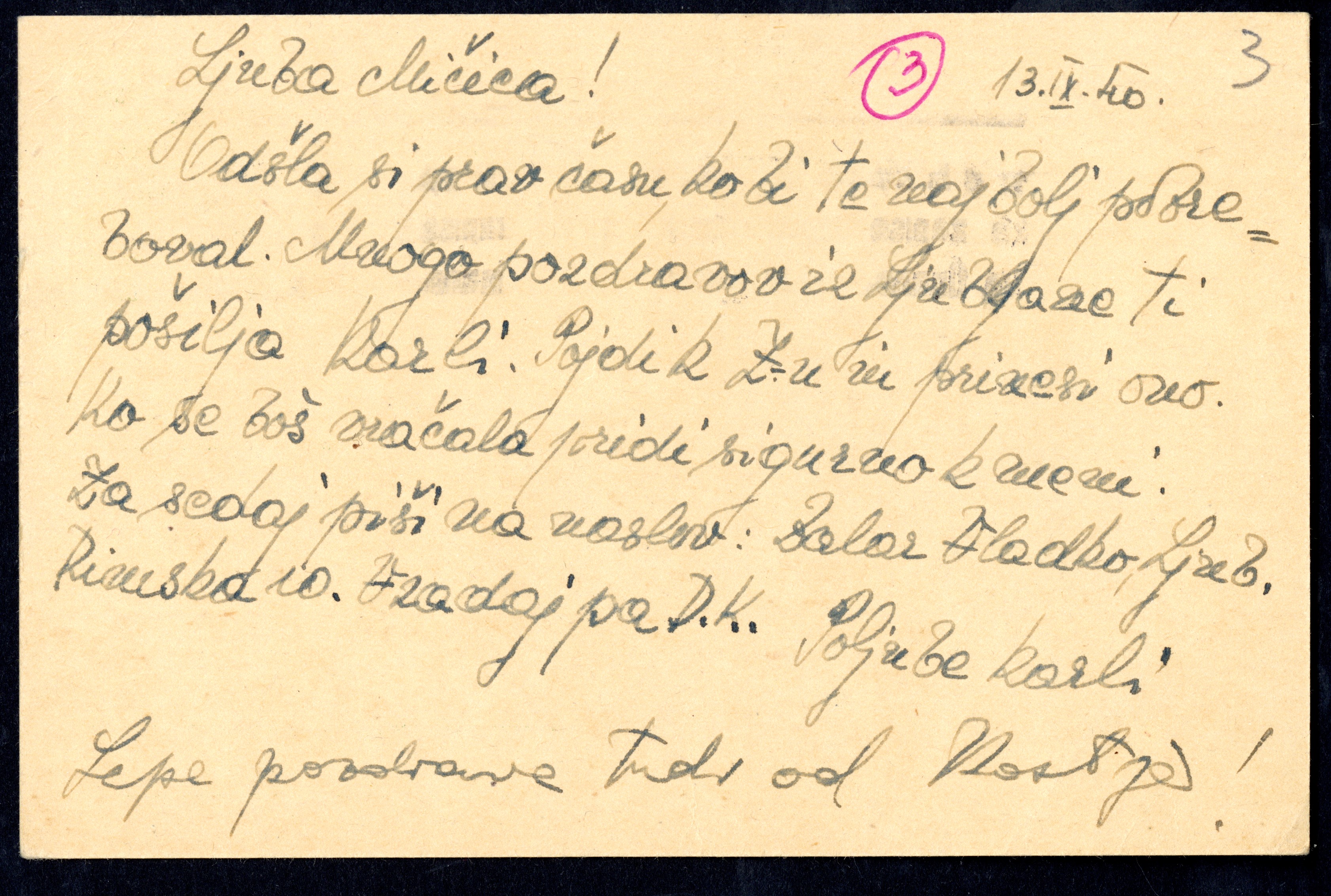 Pismo Kajuha Mariji Medved
